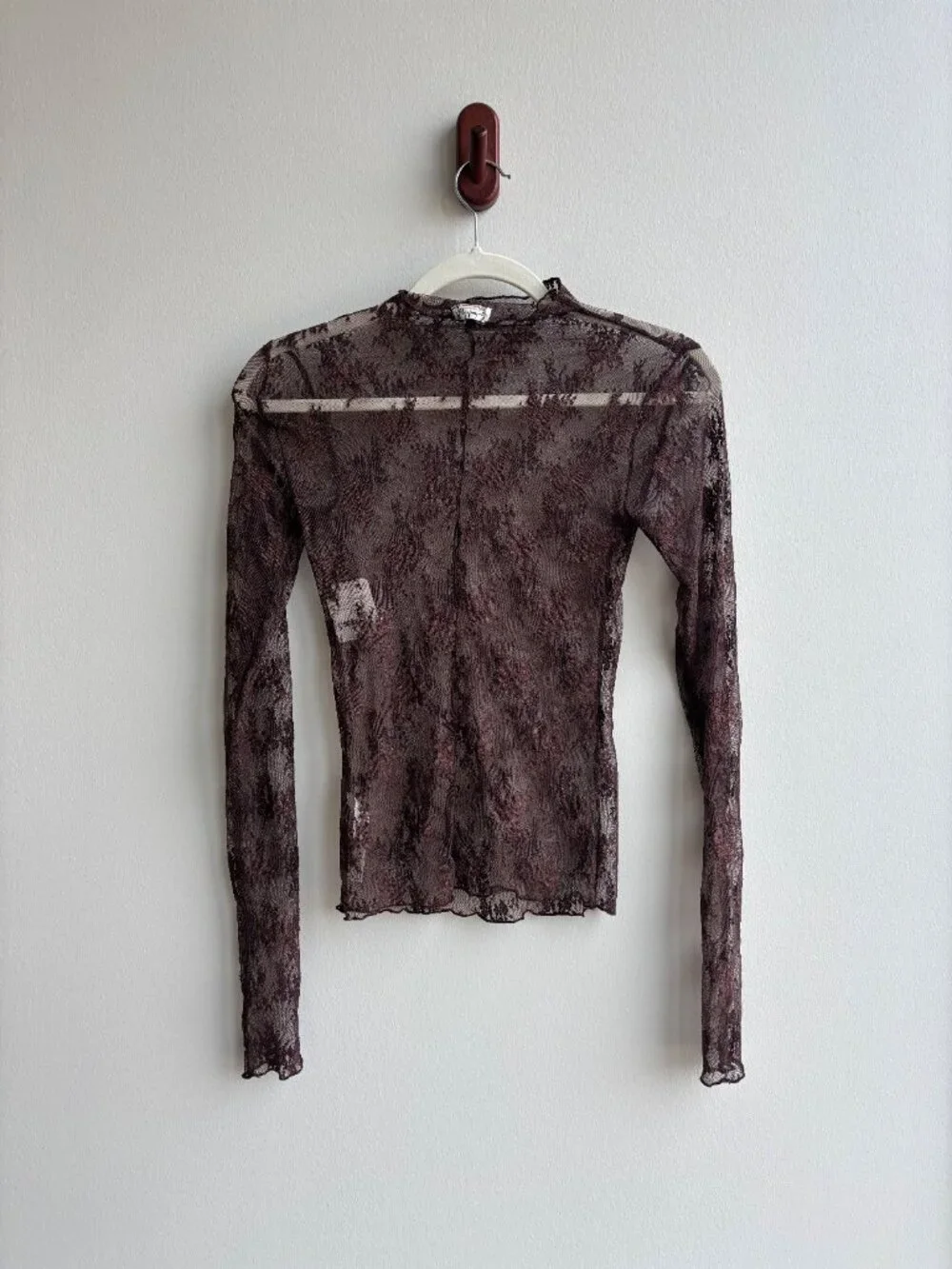 Free People Intimately Lady Lux Layering Top in Mochaccino Brown – Size S (NWT)